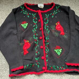Basic Editions Holiday Cardigan